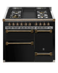 STEEL Cucine Ascot 100/3 - Solid Door - Mixed Hobs - Carvers Interiors - Cookers and Bathroom Showroom Wolverhampton