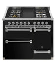 STEEL Cucine Ascot 100/3 - Solid Door - Mixed Hobs - Carvers Interiors - Cookers and Bathroom Showroom Wolverhampton