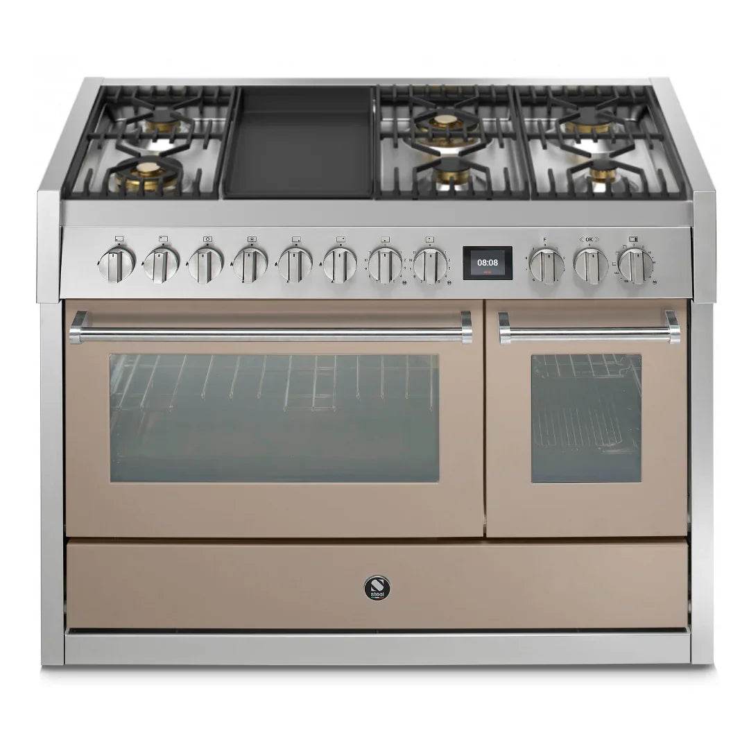 STEEL Cucine Genesi 120 cm - Carvers Interiors - Cookers and Bathroom Showroom Wolverhampton