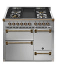 STEEL Cucine Ascot 100/3 - Solid Door - Mixed Hobs - Carvers Interiors - Cookers and Bathroom Showroom Wolverhampton