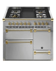 STEEL Cucine Ascot 100/3 - Solid Door - Mixed Hobs - Carvers Interiors - Cookers and Bathroom Showroom Wolverhampton