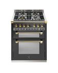 STEEL Cucine Ascot 70cm - Double Oven - Carvers Interiors - Cookers and Bathroom Showroom Wolverhampton