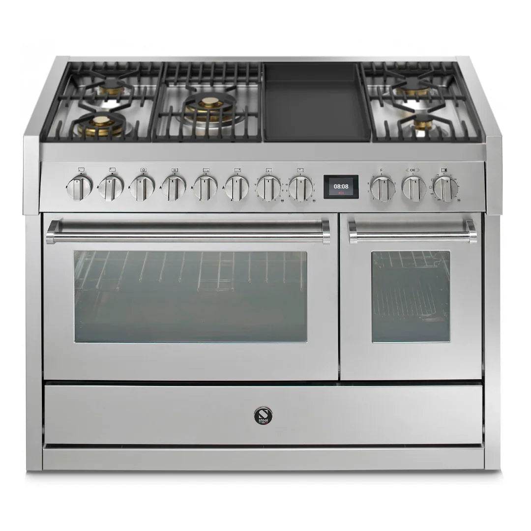 STEEL Cucine Genesi 120 cm - Carvers Interiors - Cookers and Bathroom Showroom Wolverhampton