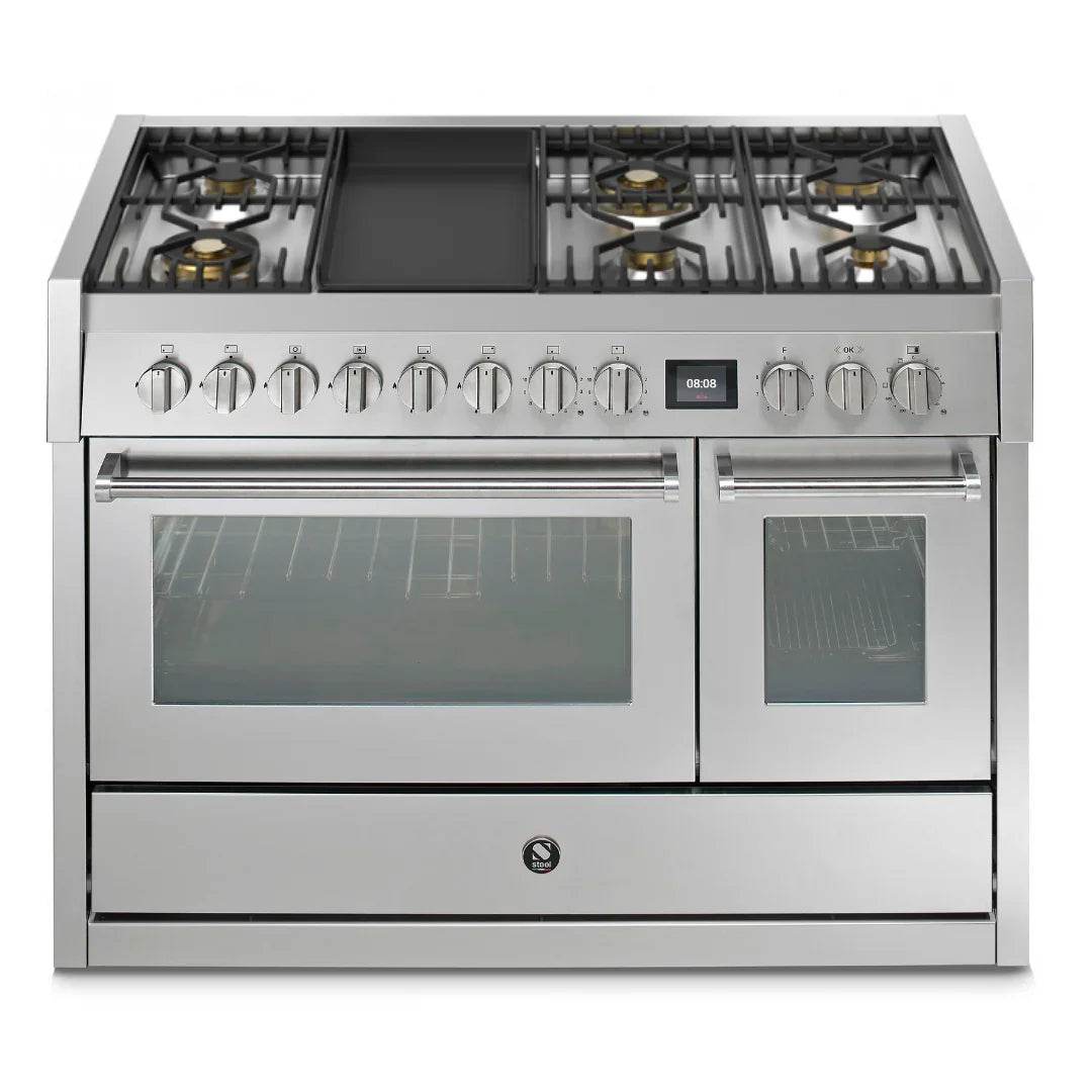 STEEL Cucine Genesi 120 cm - Carvers Interiors - Cookers and Bathroom Showroom Wolverhampton