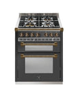 STEEL Cucine Ascot 70cm - Double Oven - Carvers Interiors - Cookers and Bathroom Showroom Wolverhampton