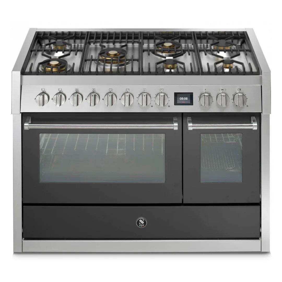 STEEL Cucine Genesi 120 cm - Carvers Interiors - Cookers and Bathroom Showroom Wolverhampton