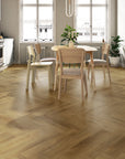 2mm LVT Glue Down Vinyl Flooring – Herringbone – Montclair Oak - 5.81m² per Pack - Carvers Interiors - THE FLOORING STORE