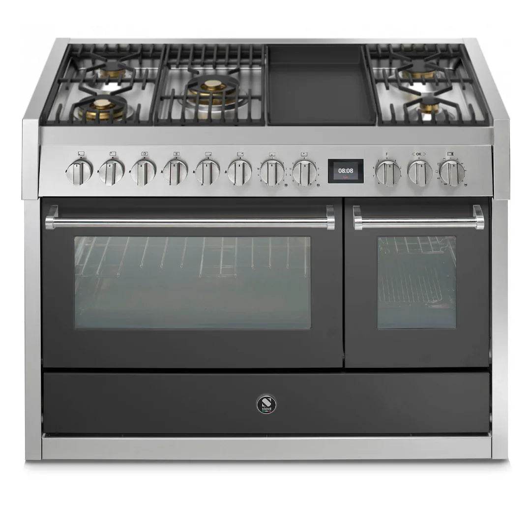 STEEL Cucine Genesi 120 cm - Carvers Interiors - Cookers and Bathroom Showroom Wolverhampton