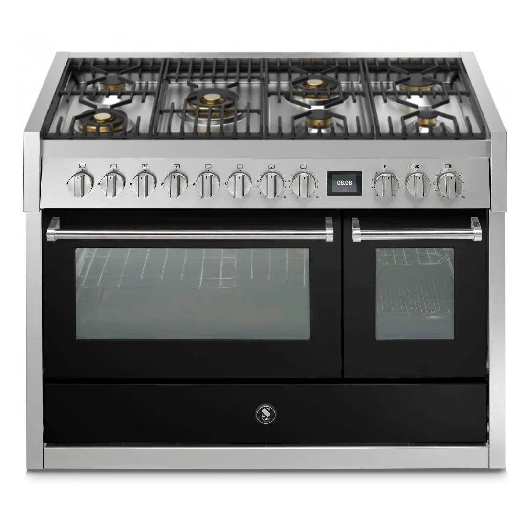 STEEL Cucine Genesi 120 cm - Carvers Interiors - Cookers and Bathroom Showroom Wolverhampton