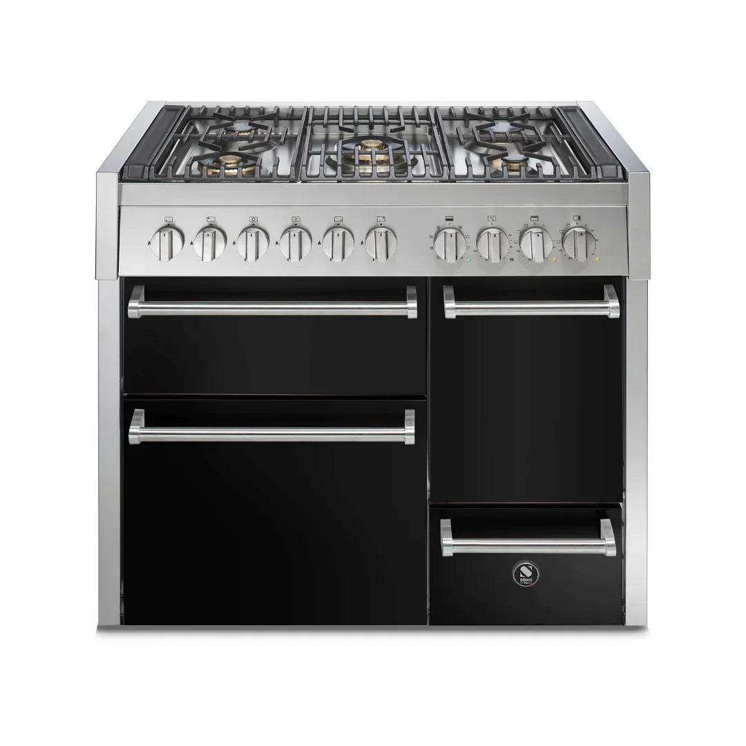 STEEL Cucine Genesi 100 cm - Triple Ovens - Carvers Interiors