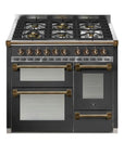 STEEL Cucine Ascot 100/3 - Gas Fuel - Carvers Interiors - Cookers and Bathroom Showroom Wolverhampton