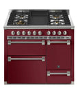 STEEL Cucine Ascot 100/3 - Solid Door - Mixed Hobs - Carvers Interiors - Cookers and Bathroom Showroom Wolverhampton