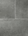 5.5mm SPC Rigid Core Vinyl Flooring – Stone Pre-Grouted Tile – Palisade Stone Grey - 1.97m² per Pack - Carvers Interiors - THE FLOORING STORE