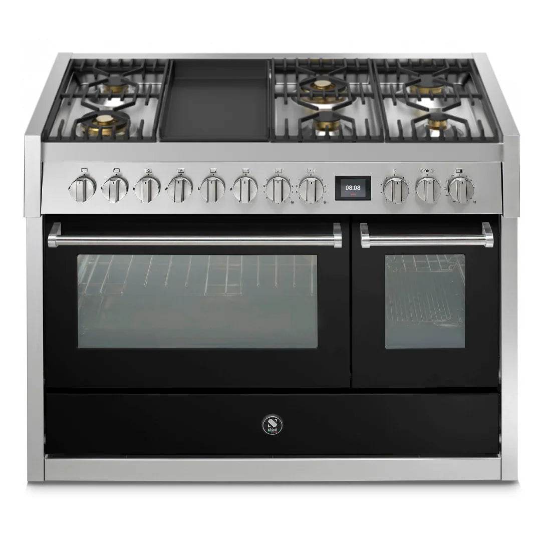 STEEL Cucine Genesi 120 cm - Carvers Interiors - Cookers and Bathroom Showroom Wolverhampton