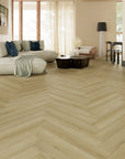 5mm SPC Rigid Core Vinyl Flooring – Herringbone – Woodland Oak - 2.82m² per Pack - Carvers Interiors - THE FLOORING STORE