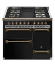 STEEL Cucine Ascot 100/3 - Solid Door - Mixed Hobs - Carvers Interiors - Cookers and Bathroom Showroom Wolverhampton