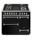 STEEL Cucine Ascot 100/3 - Solid Door - Mixed Hobs - Carvers Interiors - Cookers and Bathroom Showroom Wolverhampton