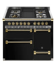 STEEL Cucine Ascot 100/3 - Solid Door - Mixed Hobs - Carvers Interiors - Cookers and Bathroom Showroom Wolverhampton