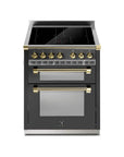 STEEL Cucine Ascot 70cm - Double Oven - Carvers Interiors - Cookers and Bathroom Showroom Wolverhampton