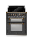 STEEL Cucine Ascot 70cm - Double Oven - Carvers Interiors - Cookers and Bathroom Showroom Wolverhampton