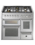 STEEL Cucine Genesi 100 cm - Triple Ovens - Carvers Interiors - Cookers and Bathroom Showroom Wolverhampton