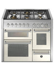 STEEL Cucine Genesi 100 cm - Triple Ovens - Carvers Interiors - Cookers and Bathroom Showroom Wolverhampton