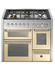 STEEL Cucine Genesi 100 cm - Triple Ovens - Carvers Interiors - Cookers and Bathroom Showroom Wolverhampton