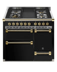 STEEL Cucine Ascot 100/3 - Solid Door - Mixed Hobs - Carvers Interiors - Cookers and Bathroom Showroom Wolverhampton