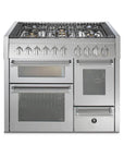 STEEL Cucine Genesi 100 cm - Triple Ovens - Carvers Interiors - Cookers and Bathroom Showroom Wolverhampton