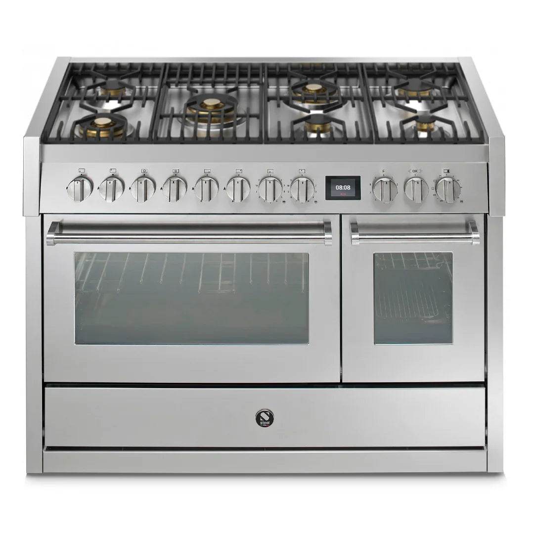 STEEL Cucine Genesi 120 cm - Carvers Interiors - Cookers and Bathroom Showroom Wolverhampton