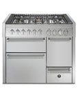 STEEL Cucine Genesi 100 cm - Triple Ovens - Carvers Interiors - Cookers and Bathroom Showroom Wolverhampton