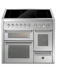STEEL Cucine Genesi 100 cm - Triple Ovens - Carvers Interiors - Cookers and Bathroom Showroom Wolverhampton