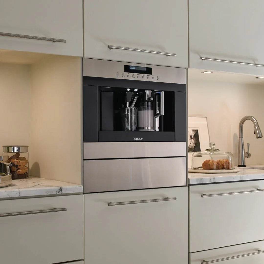 Wolf - Coffee System / Stainless Steel - Carvers Interiors - Cookers and Bathroom Showroom Wolverhampton