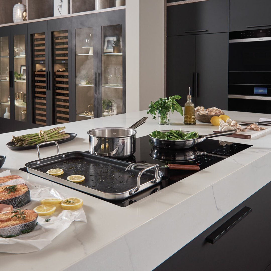 Wolf - Contemporary Induction 5 Cooktop - Carvers Interiors - Wolf