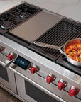 Wolf - Dual Fuel Range, 4 Burner, Chargrill & Griddle - Carvers Interiors - Cookers and Bathroom Showroom Wolverhampton