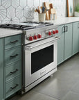 Wolf - Dual Fuel Range - 4 Burner & Griddle - Carvers Interiors - Cookers and Bathroom Showroom Wolverhampton