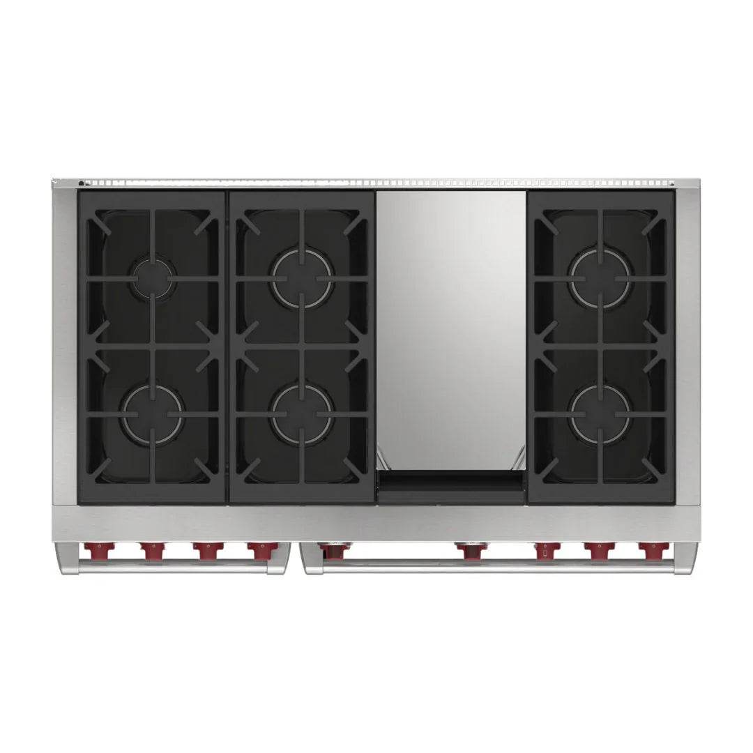 Wolf - Dual Fuel Range, 6 Burner & Griddle - Carvers Interiors - Cookers and Bathroom Showroom Wolverhampton