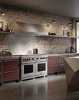 Wolf - Dual Fuel Range, 6 Burner, Infrared Dual Griddle - Carvers Interiors - Cookers and Bathroom Showroom Wolverhampton