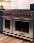 Wolf - Dual Fuel Range - 8 Burner - Carvers Interiors - Cookers and Bathroom Showroom Wolverhampton
