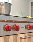 Wolf - Sealed Burner Range-Top, 4 Burner & Griddle - Carvers Interiors - Cookers and Bathroom Showroom Wolverhampton