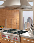 Wolf - Sealed Burner Range-Top, 4 Burner & Griddle - Carvers Interiors - Cookers and Bathroom Showroom Wolverhampton