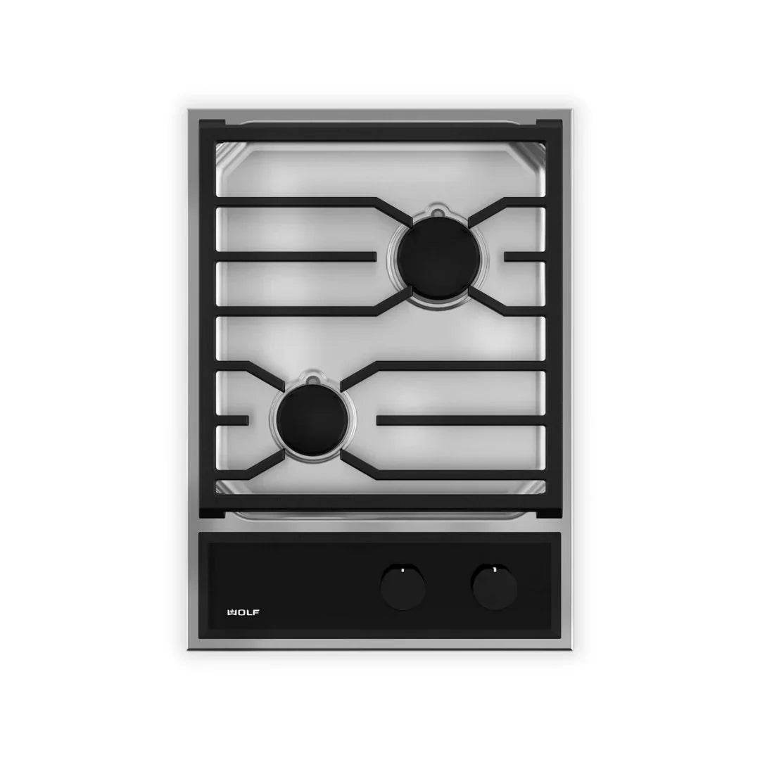 Wolf - Transitional Gas Cooktop - Integrated Cooktops - Carvers Interiors - Cookers and Bathroom Showroom Wolverhampton