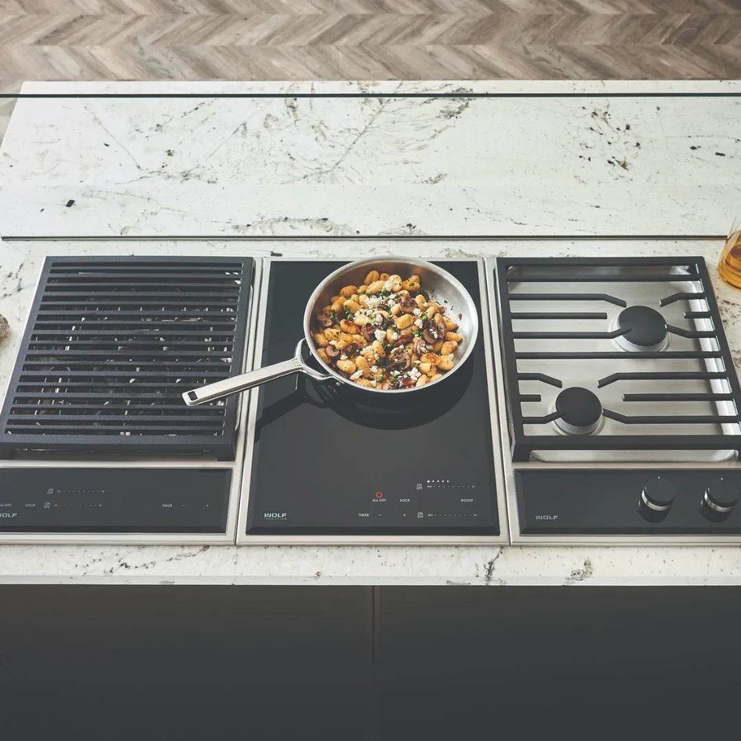 Wolf - Transitional Grill Module - Integrated Cooktops - Carvers Interiors - Cookers and Bathroom Showroom Wolverhampton