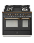 STEEL Cucine Ascot 100/2 - Mixed Hobs - Carvers Interiors - Cookers and Bathroom Showroom Wolverhampton