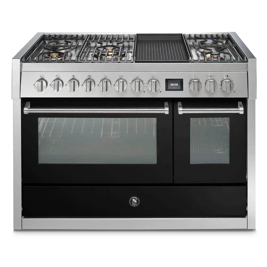 STEEL Cucine Genesi 120 cm - Carvers Interiors - Cookers and Bathroom Showroom Wolverhampton