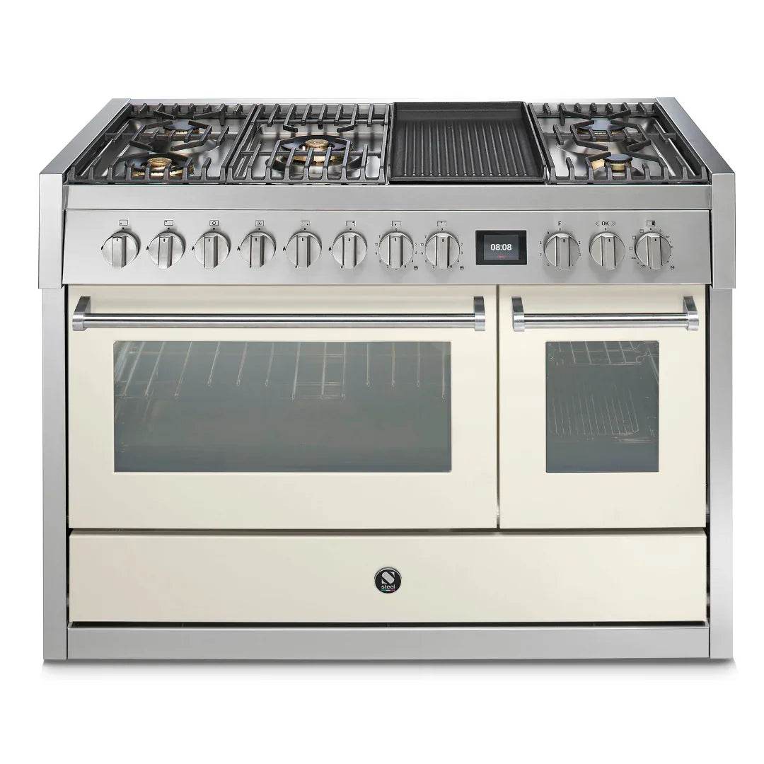 STEEL Cucine Genesi 120 cm - Carvers Interiors - Cookers and Bathroom Showroom Wolverhampton