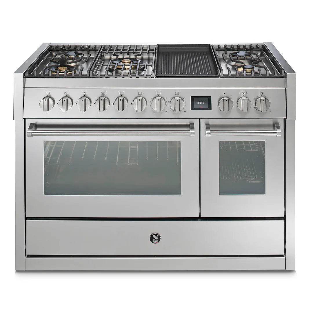 STEEL Cucine Genesi 120 cm - Carvers Interiors - Cookers and Bathroom Showroom Wolverhampton