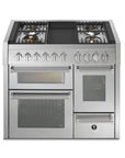 STEEL Cucine Genesi 100 cm - Triple Ovens - Carvers Interiors - Cookers and Bathroom Showroom Wolverhampton