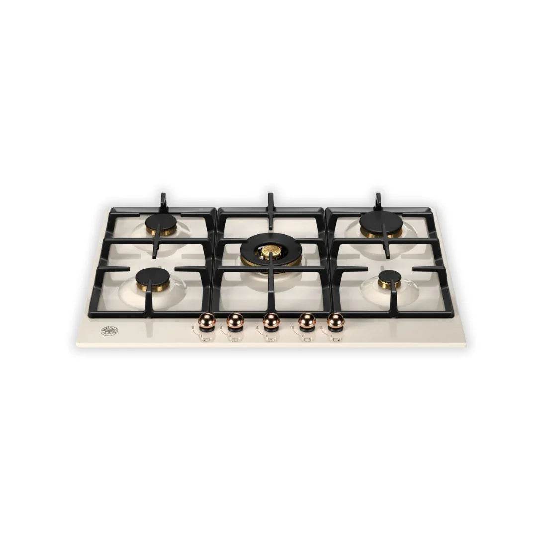 Bertazzoni - Heritage - 75cm Gas Hob with Central Wok - Carvers Interiors - Cookers and Bathroom Showroom Wolverhampton