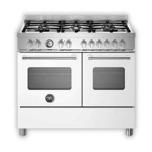 Bertazzoni Master Series 100cm DF Twin Cooker - Matt White - Carvers Interiors - Cookers and Bathroom Showroom Wolverhampton